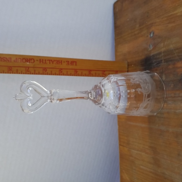 CRYSTAL BELL Dinner Bell Etched with SANTA Sleigh Christmas Winter Holiday - Picture 4 of 5